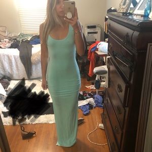 TEAL & CORAL Victoria secret summer maxi dress (2)